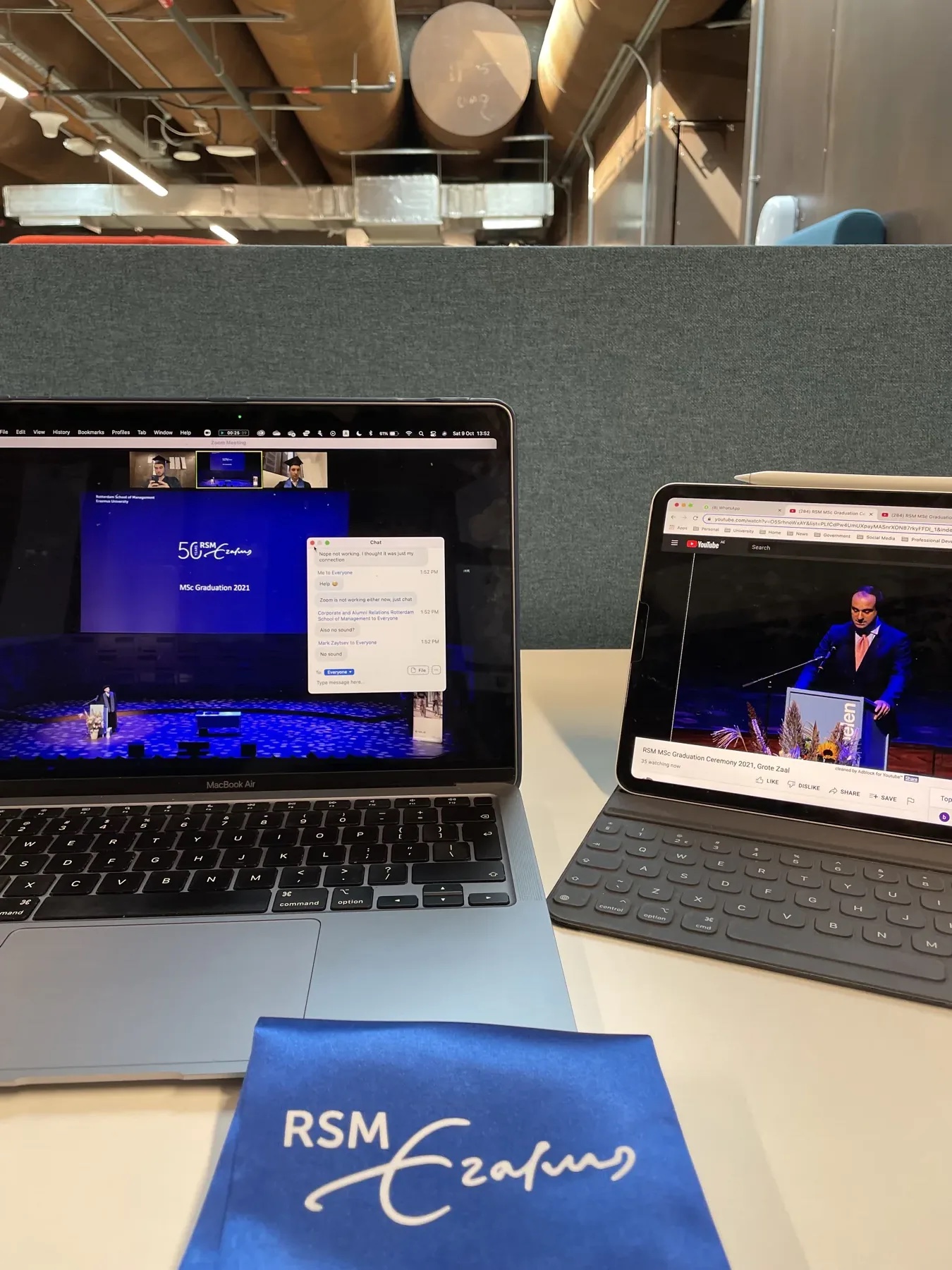 Hybrid conference viewing setup during Expo 2020 Dubai